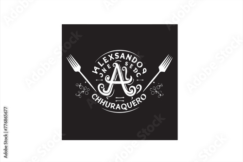 black and white banner