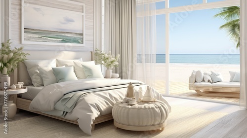 Obraz na płótnie seashells beach home interior
