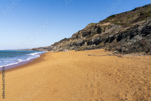 The Channel Coast near Chale Bay, Isle of Wight, UK