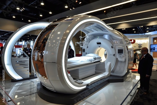 Medical Technology, Showcase cutting-edge medical equipment, MRI, machines, robotic surgical systems. photo