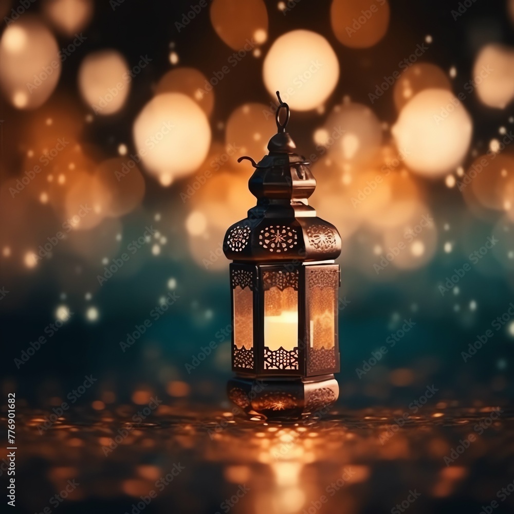 Eid mubarak and ramadan kareem greetings with islamic lantern and mosque. Eid al fitr background Eid mubarak and ramadan kareem greetings with islamic lantern and mosque. Eid al fitr background