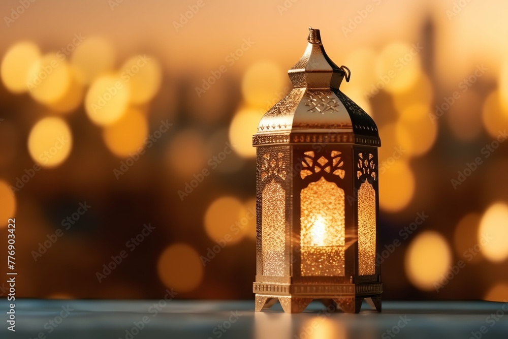 Eid mubarak and ramadan kareem greetings with islamic lantern and mosque. Eid al fitr background Eid mubarak and ramadan kareem greetings with islamic lantern and mosque. Eid al fitr background