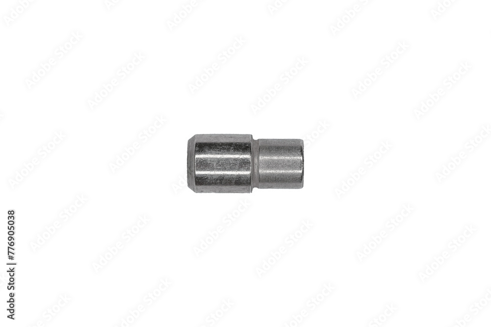 Matrix for holniten double-sided 9mm is isolated on transparent background. Matrix for installing metal fittings on garments Matrix for holniten double-sided 9mm is isolated on transparent background. Matrix for installing metal fittings on garments