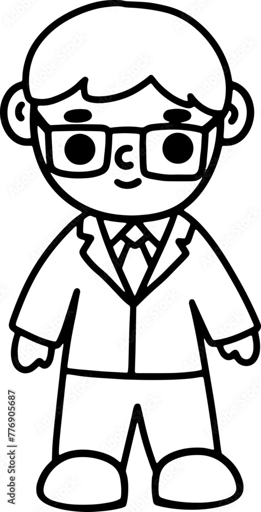 banker outline coloring banker outline coloring