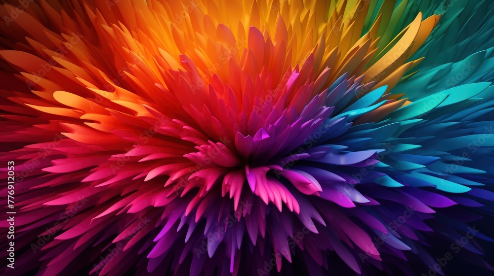 Abstract background with color explosion, particles, matte, sharp focus, and extreme angle Abstract background with color explosion, particles, matte, sharp focus, and extreme angle