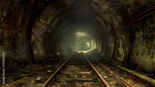 Captivating Subterranean Passage: A Forgotten Relic of Industrial
