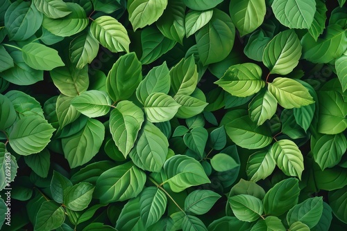 Green leaves a seamless soft background