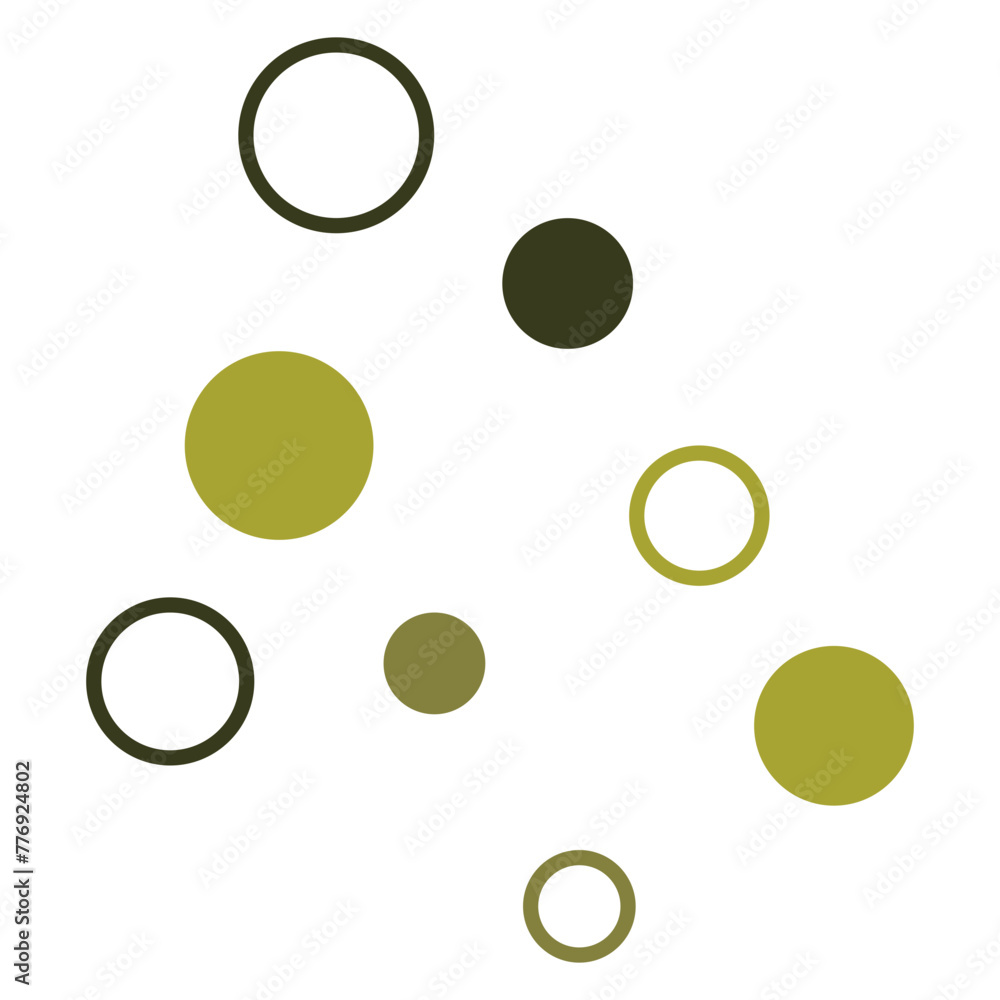 Green Abstract Circle