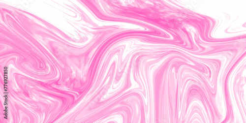 Baby pink and white paint acrylic pour color liquid marble abstract surface design. Modern design vector beautiful pink white acrylic marble texture background pattern. Pink swirl liquid background