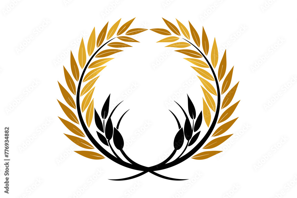 Exquisite silhouette of golden wheat. A collection of meticulously crafted corn vector symbols, elegantly isolated on a pristine white background Exquisite silhouette of golden wheat. A collection of meticulously crafted corn vector symbols, elegantly isolated on a pristine white background