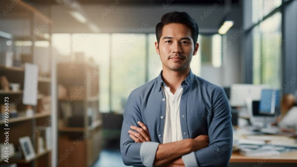 Asian businessman at cafe or restaurant Asian businessman at cafe or restaurant