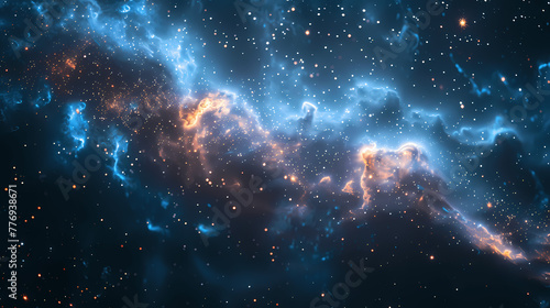 Space background  Universe with stars and cosmic dust, Sky full of beautiful cosmos clouds  Wallpaper © EyeOfArtist