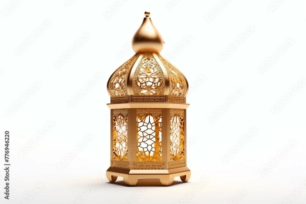 Eid mubarak and ramadan kareem greetings with islamic lantern and mosque. Eid al fitr background