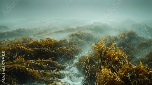 Kelp forests time-lapsed into revealing the march of corruption