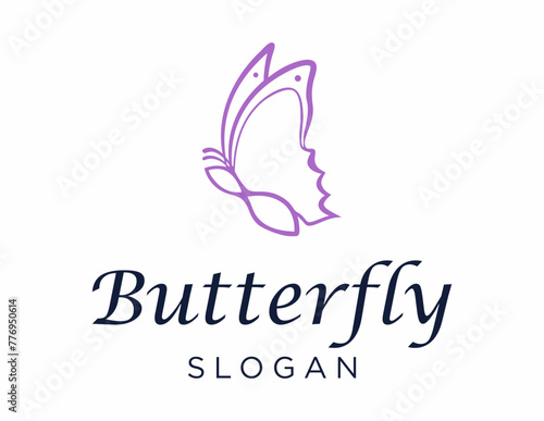 Logo design about Butterfly on a white background. made using the CorelDraw application.