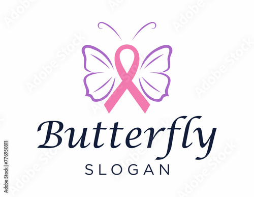 Logo design about Butterfly on a white background. made using the CorelDraw application.