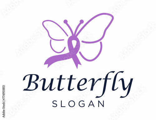 Logo design about Butterfly on a white background. made using the CorelDraw application.