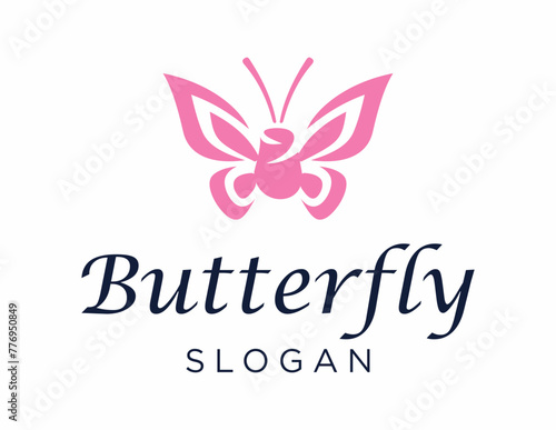 Logo design about Butterfly on a white background. made using the CorelDraw application.