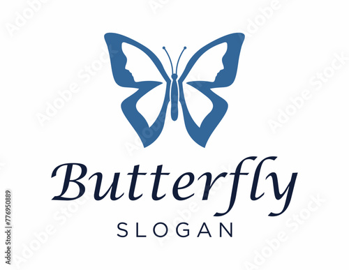 Logo design about Butterfly on a white background. made using the CorelDraw application.