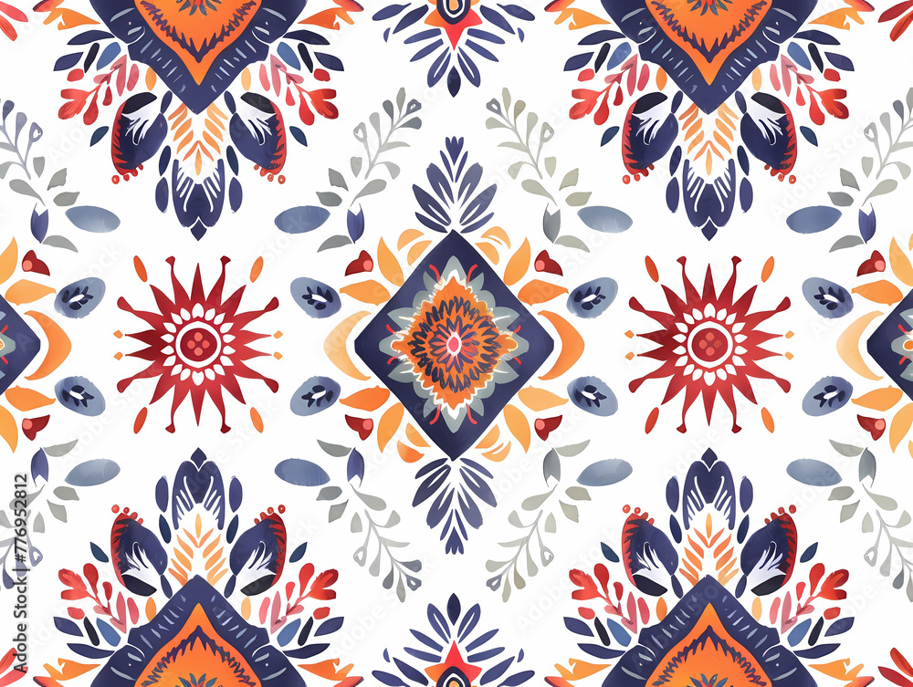 Pattern seamless design, wallpaper, flower, fabric, carpet, mandalas, clothing, wrapping, sarong, tablecloth, shape, geometric pattern, ethnic pattern, traditional. illustration Pattern seamless design, wallpaper, flower, fabric, carpet, mandalas, clothing, wrapping, sarong, tablecloth, shape, geometric pattern, ethnic pattern, traditional. illustration