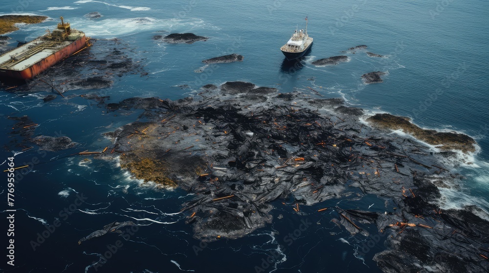 disaster oil ship