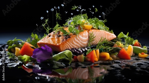 vegetables food fish farm © vectorwin