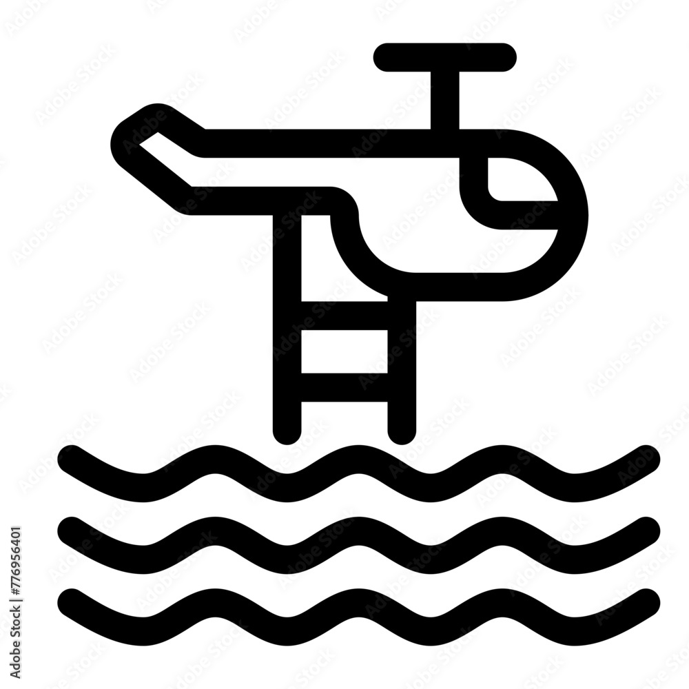 Flood helicopter icon Flood helicopter icon