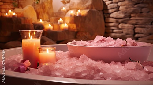 relaxation pink himalayan salt
