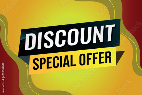 discount special offer poster banner graphic design icon logo sign symbol social media website coupon

