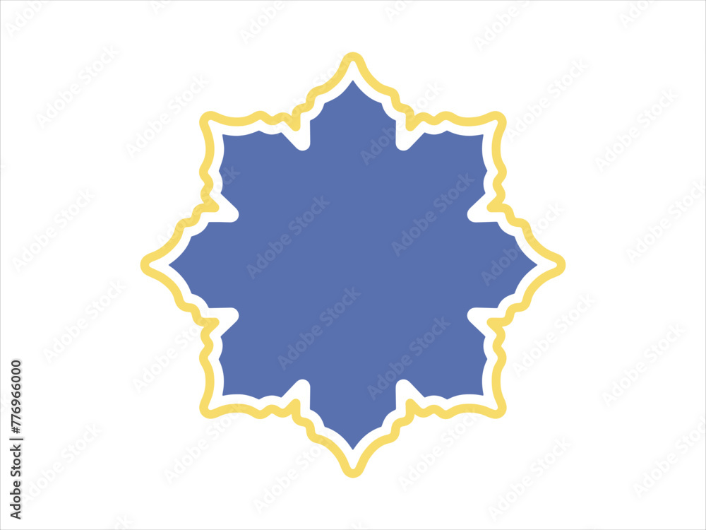 Obraz premium Eid Al Fitr Frame Background