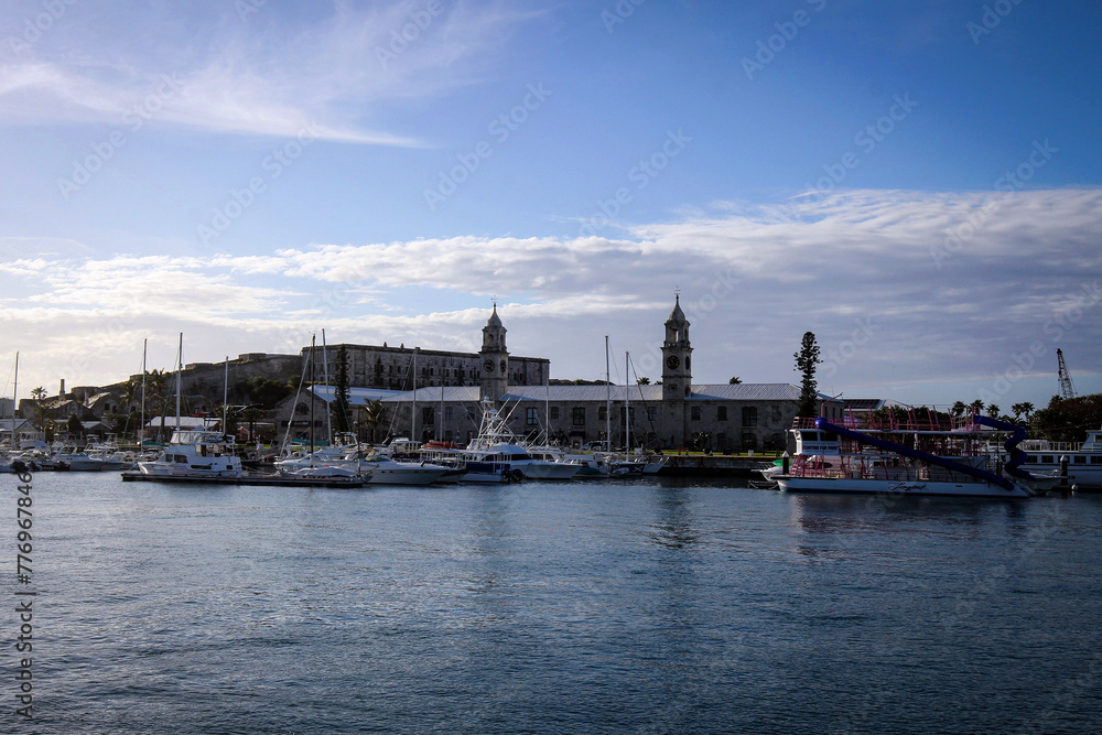 Obraz premium Royal Naval Dockyard building, Ireland island, Bermuda