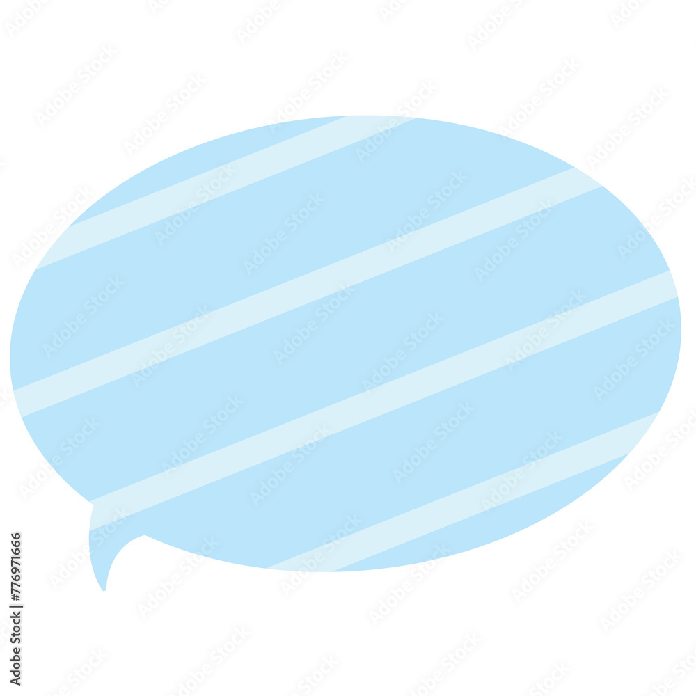Pastel text bubbles with blue stripe background for cartoon, comic, marketing, communications, sticker, decoration, social media, print, template, manga, messages, card, nature, chat Pastel text bubbles with blue stripe background for cartoon, comic, marketing, communications, sticker, decoration, social media, print, template, manga, messages, card, nature, chat