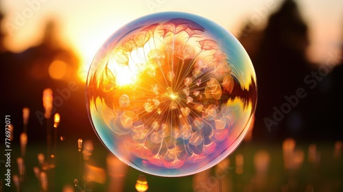 round starburst bubble © vectorwin