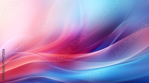 Colorful wavy background with paper cut style. background or wallpaper © Pakhnyushchyy