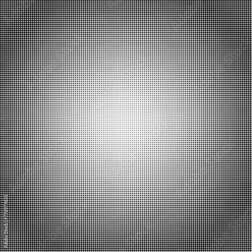 Vektor Halbton Hintergrund Rund mit Punkten - Design Element mit Verlauf - Quadrat mit rundem Verlauf - Punkte Muster und Textur - Overlay Ebene
