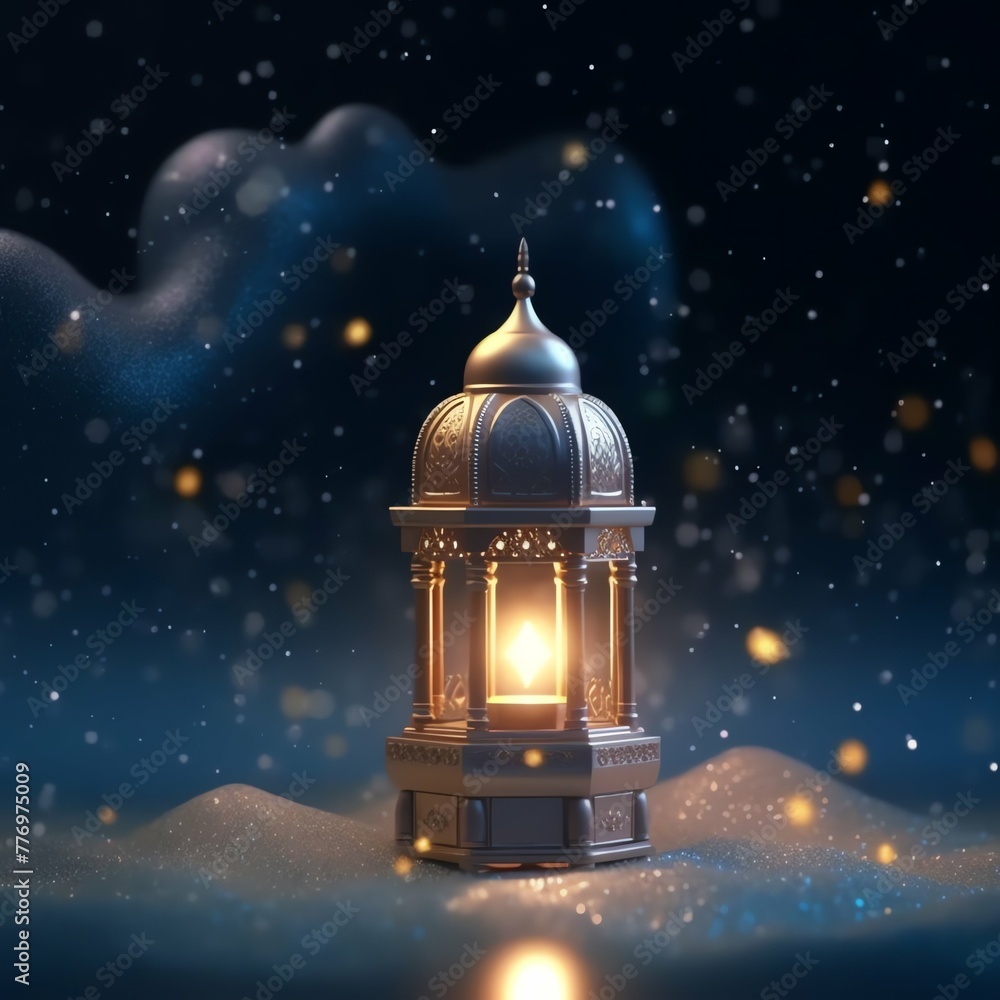 Eid mubarak and ramadan kareem greetings with islamic lantern and mosque. Eid al fitr background Eid mubarak and ramadan kareem greetings with islamic lantern and mosque. Eid al fitr background