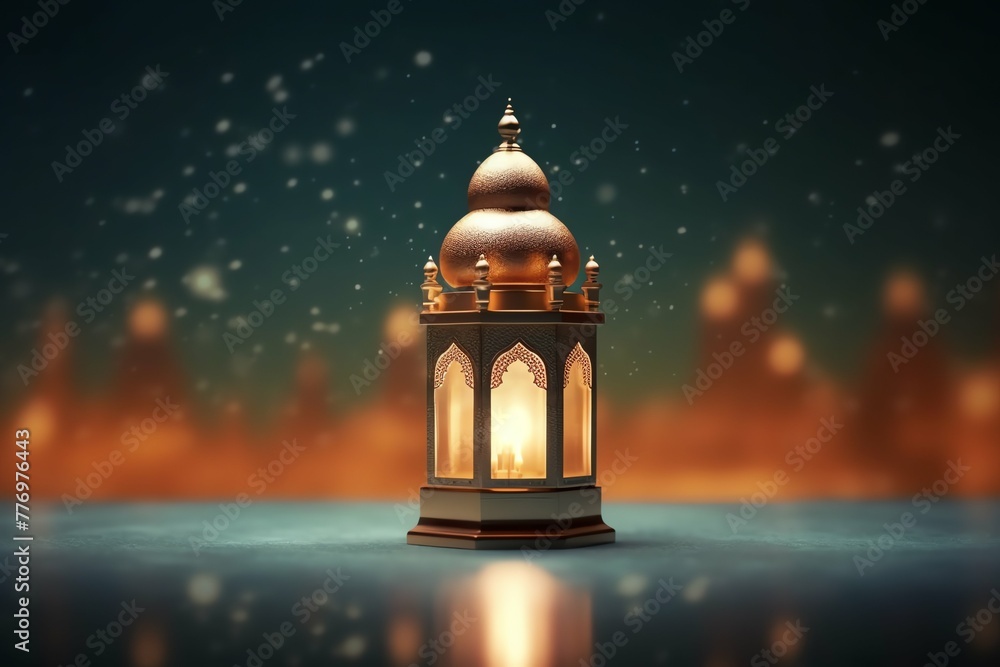 Eid mubarak and ramadan kareem greetings with islamic lantern and mosque. Eid al fitr background Eid mubarak and ramadan kareem greetings with islamic lantern and mosque. Eid al fitr background