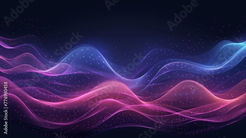 abstract gradient wave technology background. Network and technology concept. 