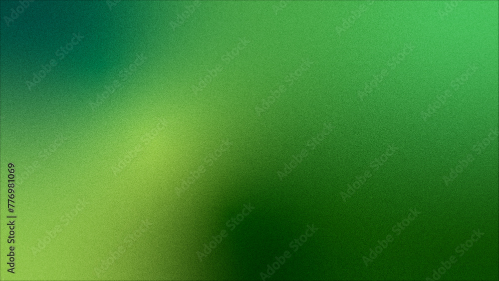 green abstract grainy gradient color background, illustration of green radial grain gradient background and wallpapers