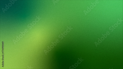 green abstract grainy gradient color background, illustration of green radial grain gradient background and wallpapers photo