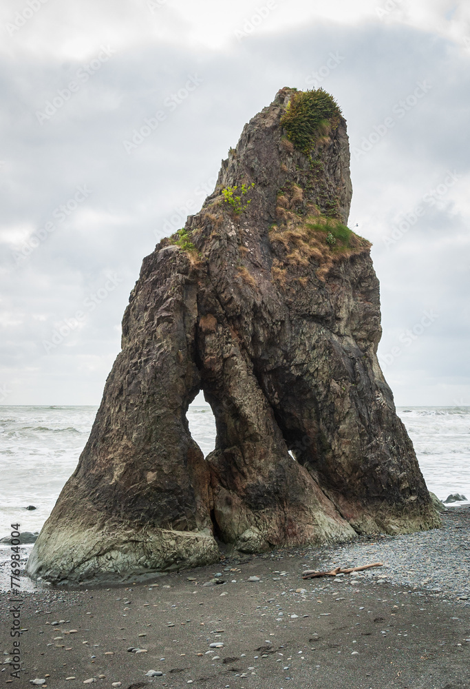 Ruby Beach in Olympic National Park, Beach in Washington State