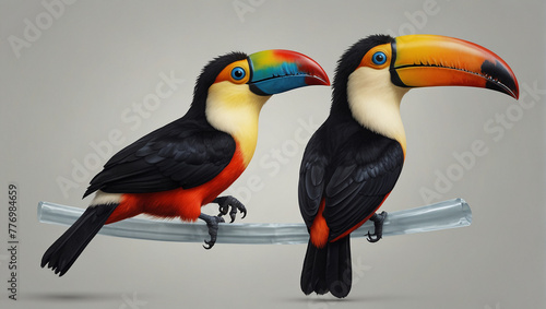 toucan bird on transparent background