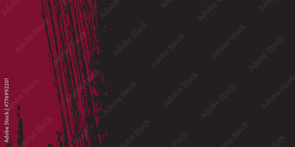 Black and red abstract grunge background with halftone style. vector ilustration
