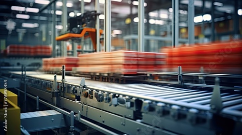 factory machinery conveyor belt