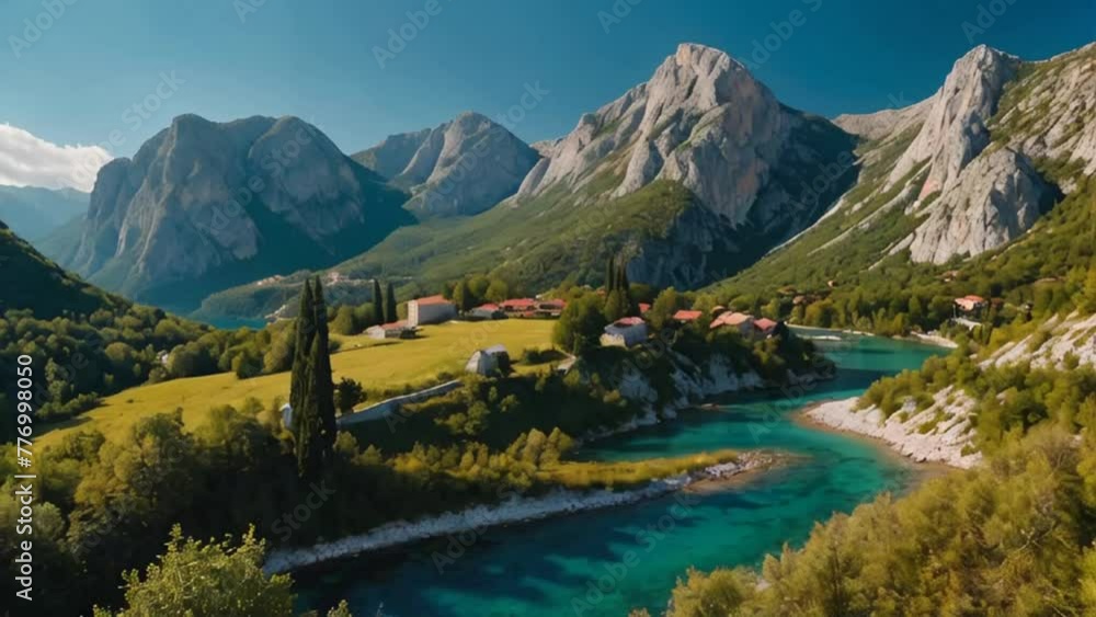 Prokletije in Montenegro magnificent mountains Prokletije in Montenegro magnificent mountains