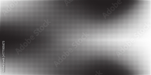 Halftone wave background. Curved gradient texture or pattern. eps 10