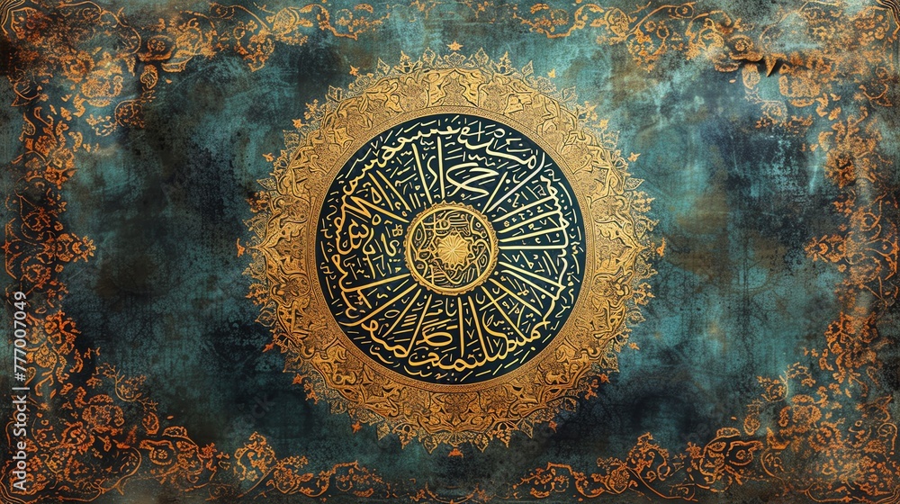 Fototapeta premium Islamic Motif Geometric Background