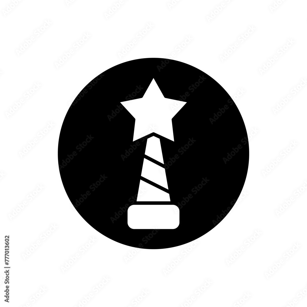 Awards icon vector. trophy illustration sign. winner symbol.