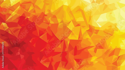 Light Red Yellow vector abstract polygonal pattern. Mo
