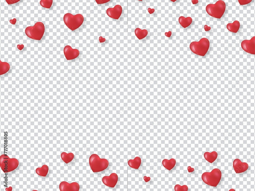 Happy Valentines Day Wallpaper With Hearts